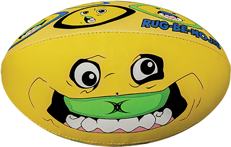 Picture Of Fun Rug Be Moji Rugby Ball - Rugby Emoji (450x450), Png Download
