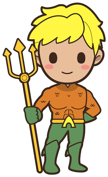 Aquaman Clipart Aqua Man - Aquaman Clipart (419x640), Png Download