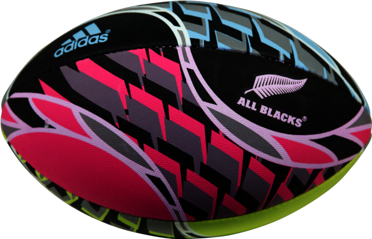All Blacks Pink/blue Rugby Ball - Rugby Union (400x400), Png Download