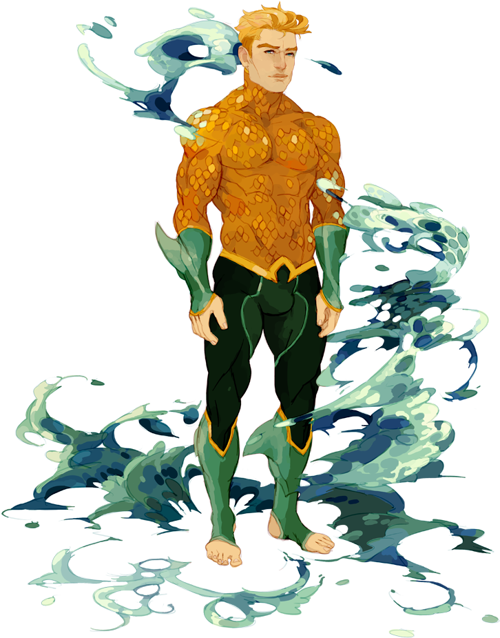 Aquaman - Comics Aquaman Kiss (807x1000), Png Download