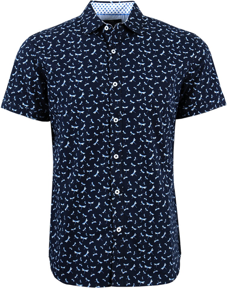 Humming Dragonflies Shirt - Polo Shirt (800x975), Png Download