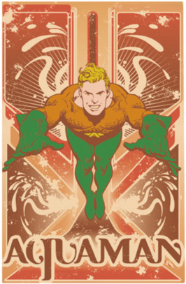 Aquaman Tee Shirts Aquaman Tee Shirts - Aquaman T Shirt (300x454), Png Download