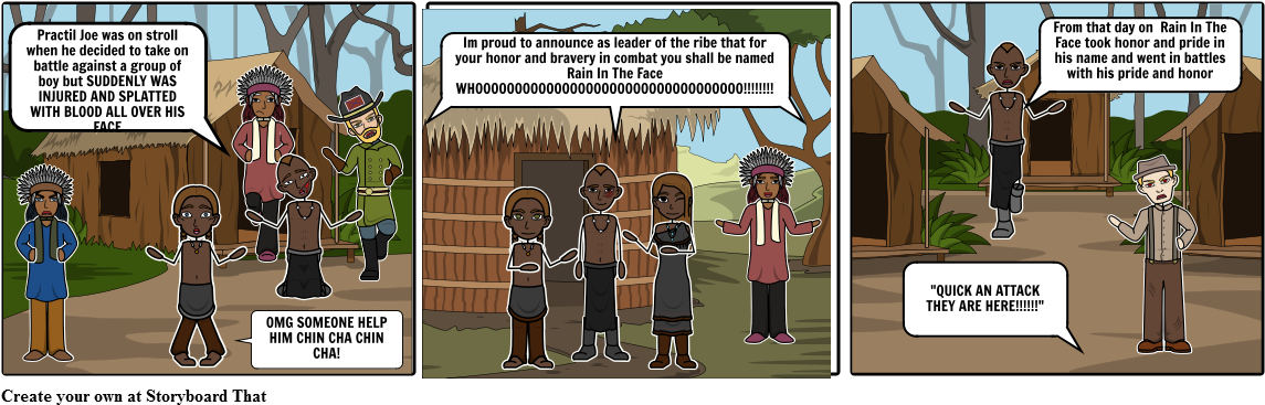 Rain In The Face Battle Scene - Rain-in-the-face (1164x385), Png Download