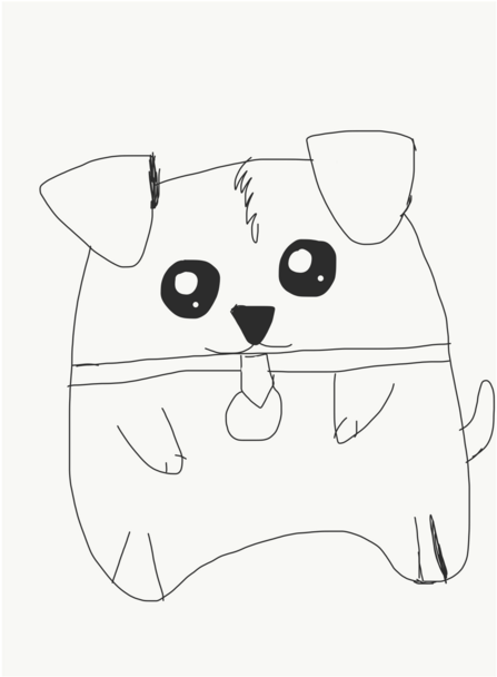 #omg #cuteness Overload #cute #doggo - Cartoon (728x993), Png Download