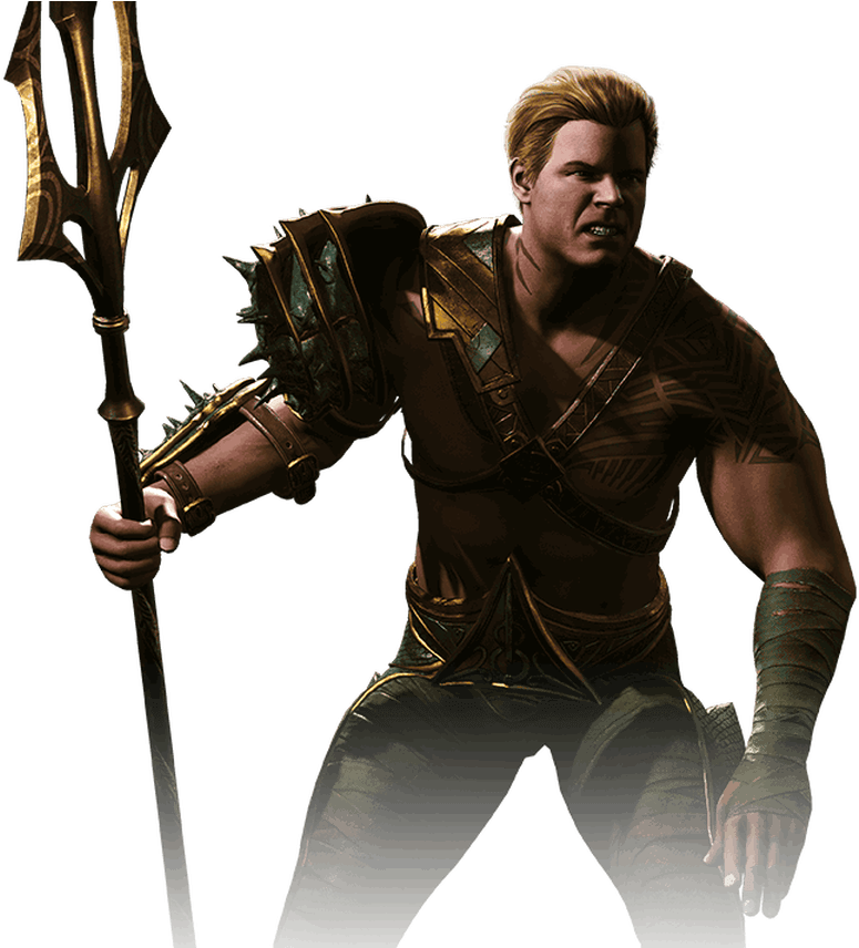 Injustice 2 Aquaman Gear, Stats, Moves, Abilities & - Injustice 2 Aquaman Trident (1368x855), Png Download