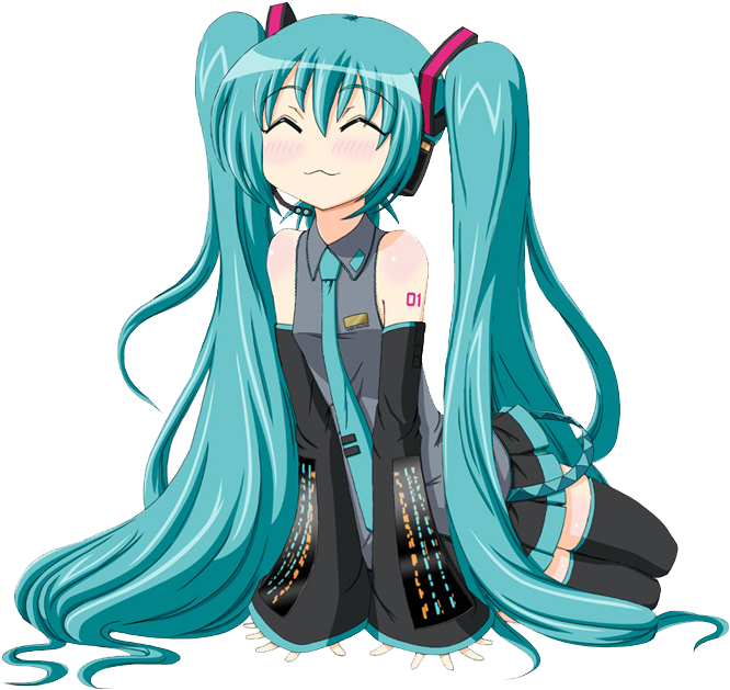 Hatsune Miku Png Image - Hatsune Miku Png (700x721), Png Download