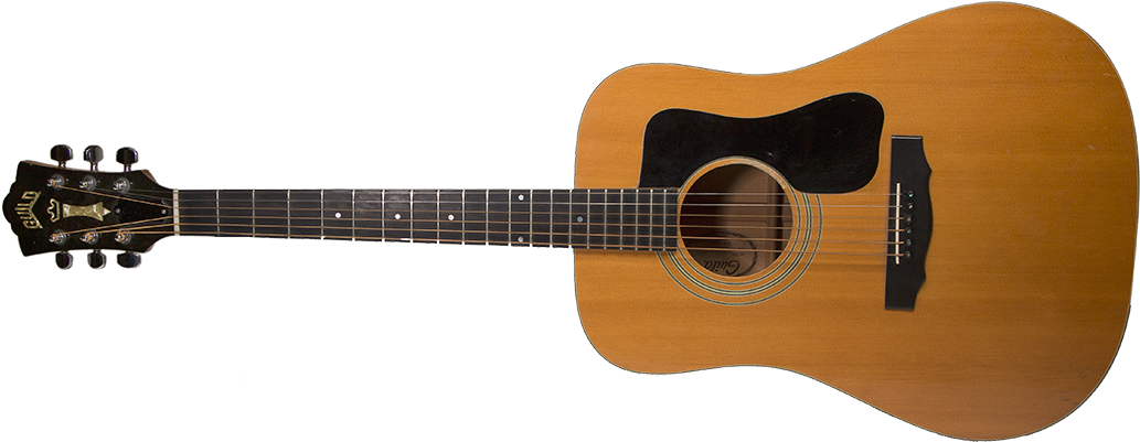 Full Size Guitar - Simon And Patrick Woodland Cedar (1056x400), Png Download