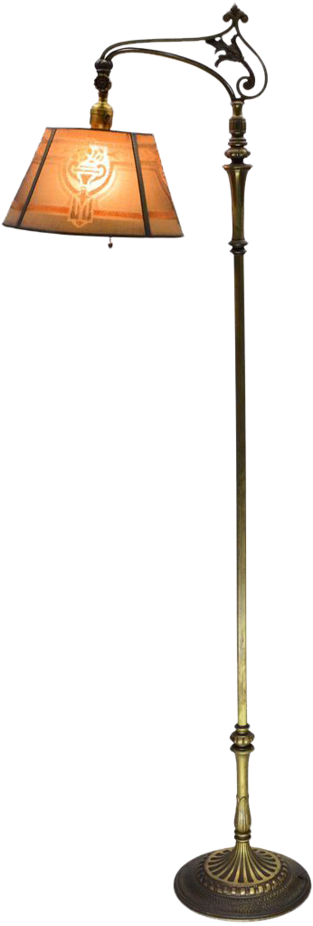 Lamp Vector Floor - 1930s Floor Lamp (1021x1021), Png Download