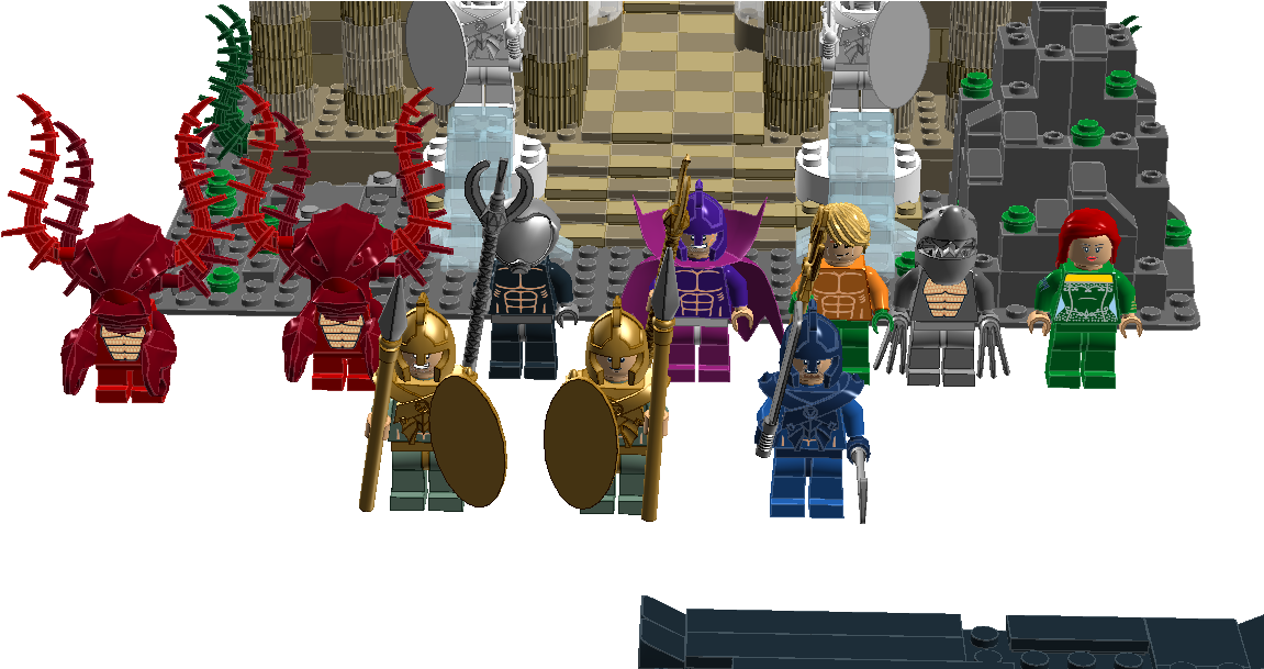 The Battle For Atlantis - Lego Aquaman 2018 Set (1178x608), Png Download