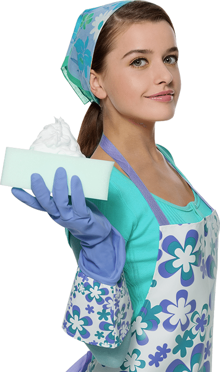Suzy Clean - Clean Lady In Png (444x750), Png Download