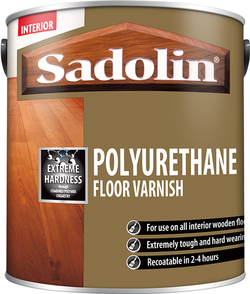Sadolin Polyurethane Floor Varnish - Sadolin Polyurethane Floor Varnish Gloss Clear 5l Hc5105f (1000x1000), Png Download