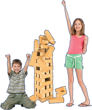 Do You Love The Classic Game Of Jenga Well, How About - Cardinal Huge Jumbling Tower (450x450), Png Download