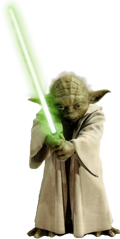 Yoda Pose - Star Wars 20-inch Yoda Giant Action Figure (320x472), Png Download