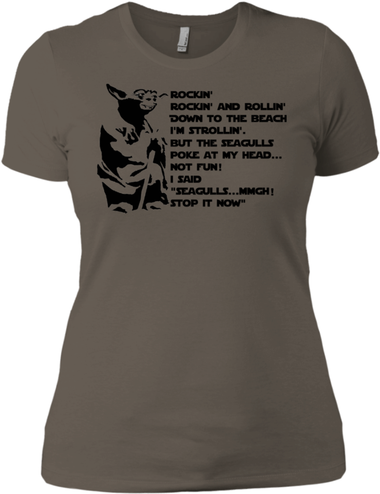 Yoda Seagulls Poke At My Head Next Level Ladies' Boyfriend - Irish Stout Irish Beer Obsessive Disorder St Patricks (1024x1024), Png Download