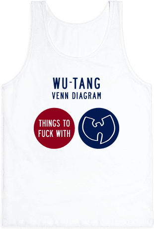 Wu-tang Venn Diagram Tank Top - Active Tank (484x484), Png Download