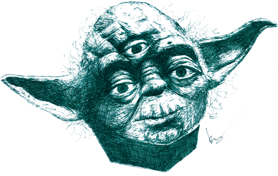 Click And Drag To Re-position The Image, If Desired - Three Eyed Yoda (600x399), Png Download