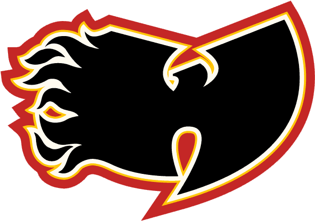 Wu-art Thursday - Nhl Calgary Flames Paw-shaped Magnet, One Size, Red (1100x1100), Png Download