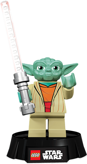 Lego Star Wars Yoda Led Desk Lamp (600x600), Png Download