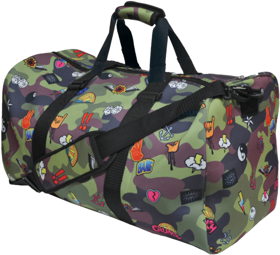 Picture Of Camo Duffle Bag - Duffel Bag (550x550), Png Download