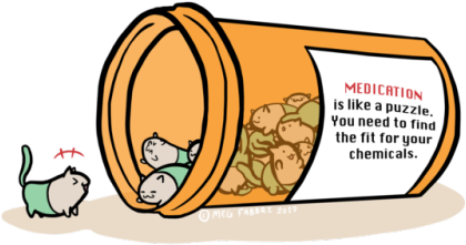 Stay Informed - Pill Bottle Cats (500x302), Png Download