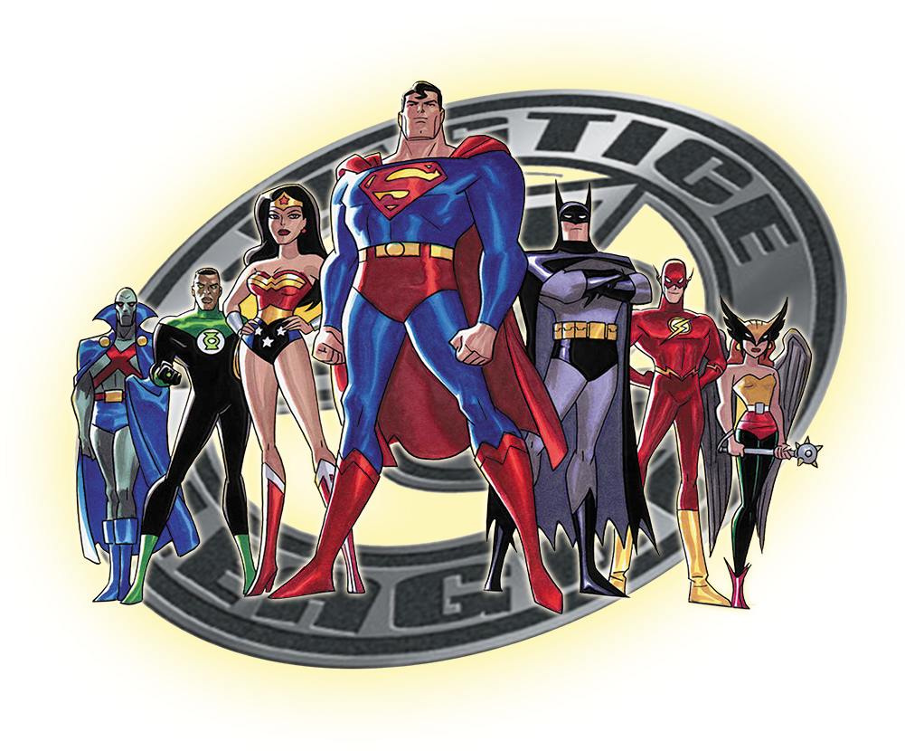 Casting The Justice League - Liga De La Justicia Animados (1000x846), Png Download