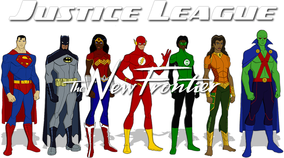 The New Frontier Image - League Of Justice Png (1000x562), Png Download