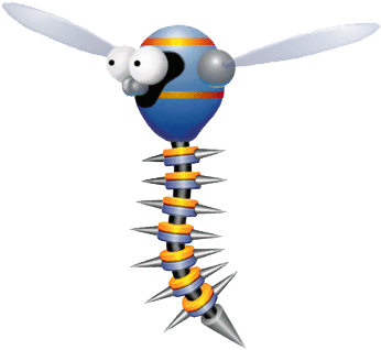 Dragonfly - Sonic The Hedgehog (363x334), Png Download