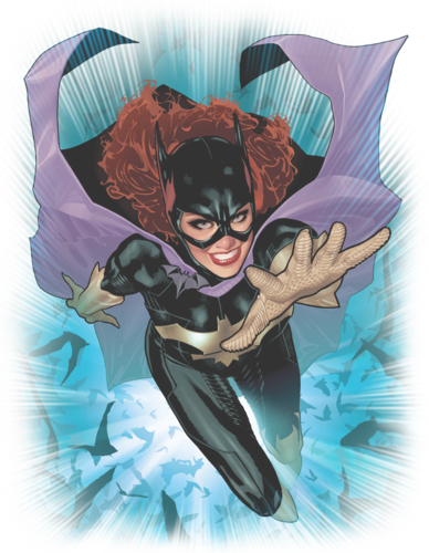 Justice League Batgirl - Batgirl New 52 (388x500), Png Download