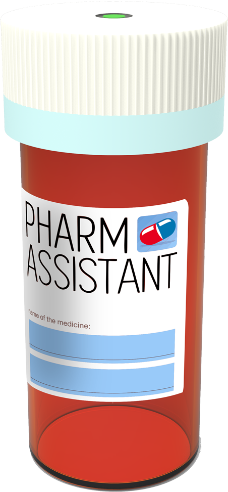 Open Pill Bottle Png - Bottle (500x1015), Png Download