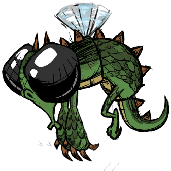 Dragonfly - Don T Starve Together Dragonfly (352x347), Png Download