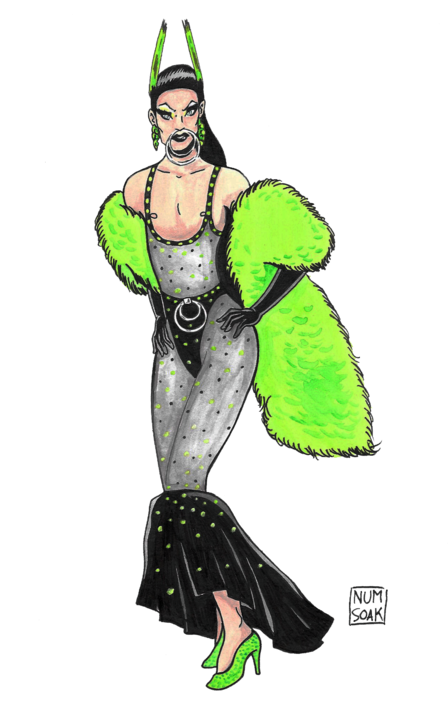 Drags Acuarela - Illustration (820x822), Png Download