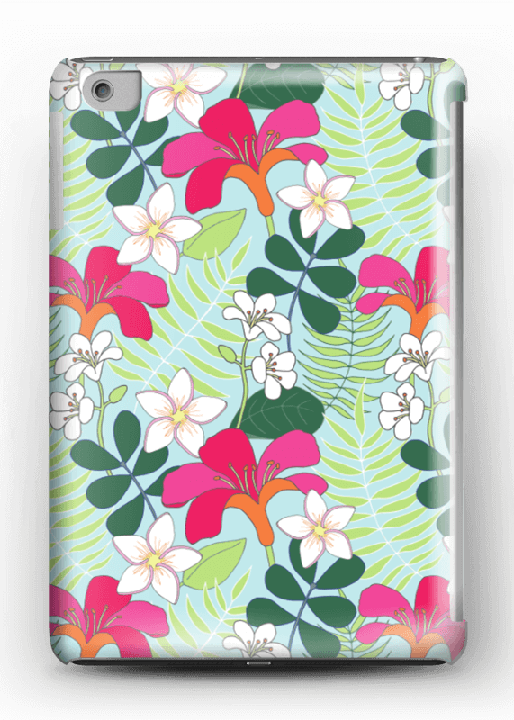 Tropical Flowers Case Ipad Mini - Ipad 4 (571x800), Png Download