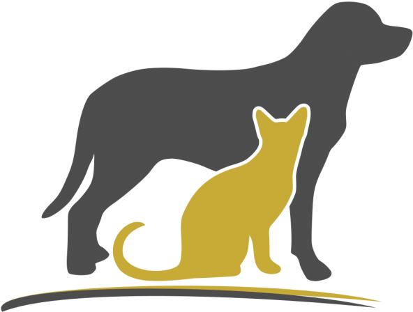 Dog, Cat Logos Element - Png Logos Cat Dog (999x999), Png Download