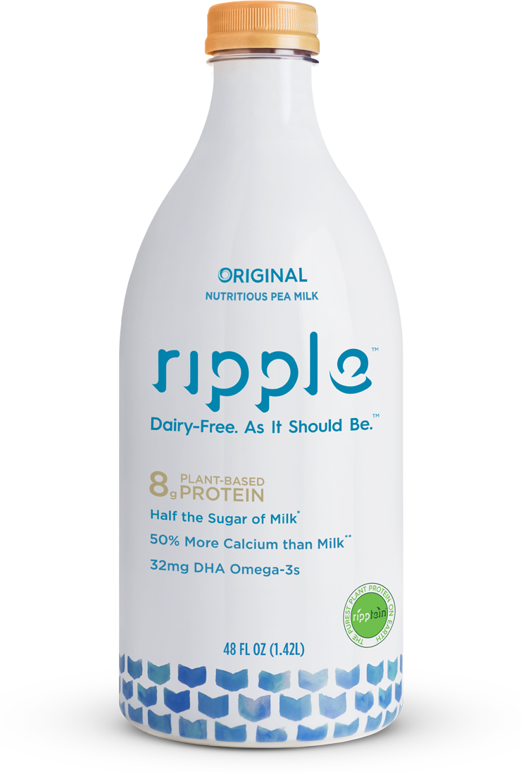 Ripple Pea Milk Vanilla (740x1095), Png Download