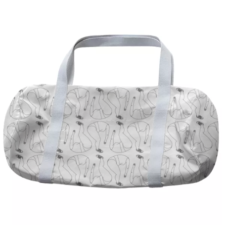 Duffle Bag Croissant Girl Pattern $52 - Night Sky (455x455), Png Download