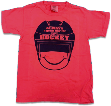 Youth Always A Great Day For Hockey Short Sleeve Tee - Barb Stranger Things Shirt (382x380), Png Download
