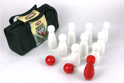 10 Piece Garden Skittle - Traditional Garden Games 10 Pce Garden Skittles (470x500), Png Download