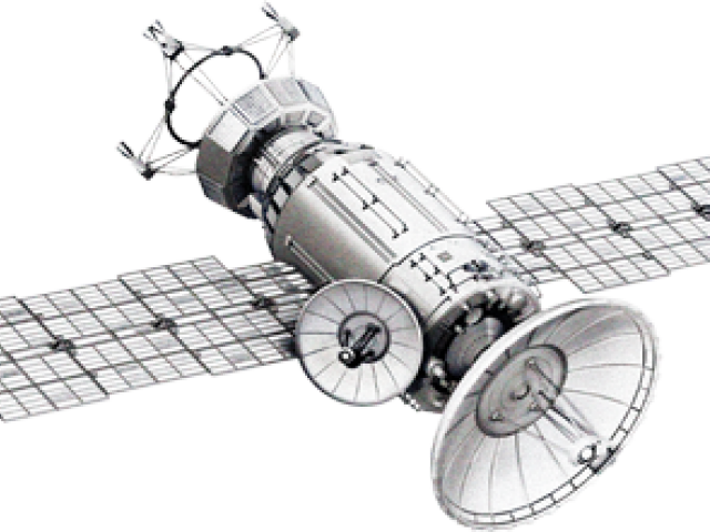 Satellite Model 3d Drawing (640x480), Png Download