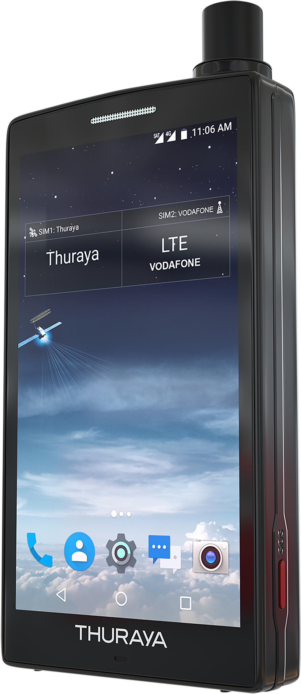 The Thuraya X5-touch Allows You To Make And Receive - Thuraya X5 Touch (1786x2525), Png Download