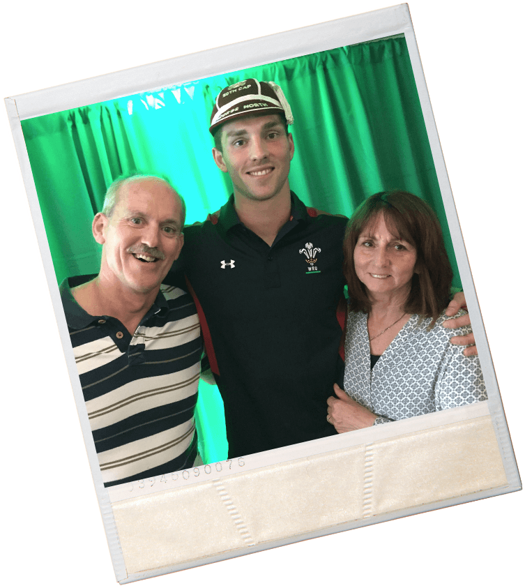 With Parents David And Janet - Parent (753x843), Png Download