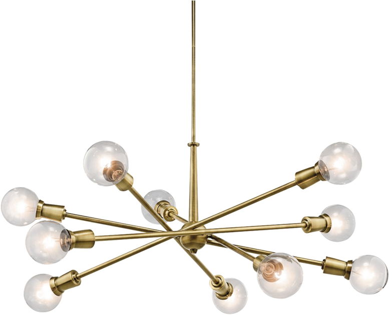 Chandelier Png Clipart - Kichler Armstrong (800x800), Png Download