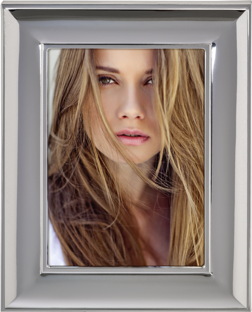 "nevada" Portrait Frame, Silver, 15 X 20 Cm - Hama Porträtrahmen Nevada, Silber, 10 X 15 Cm (1100x1100), Png Download