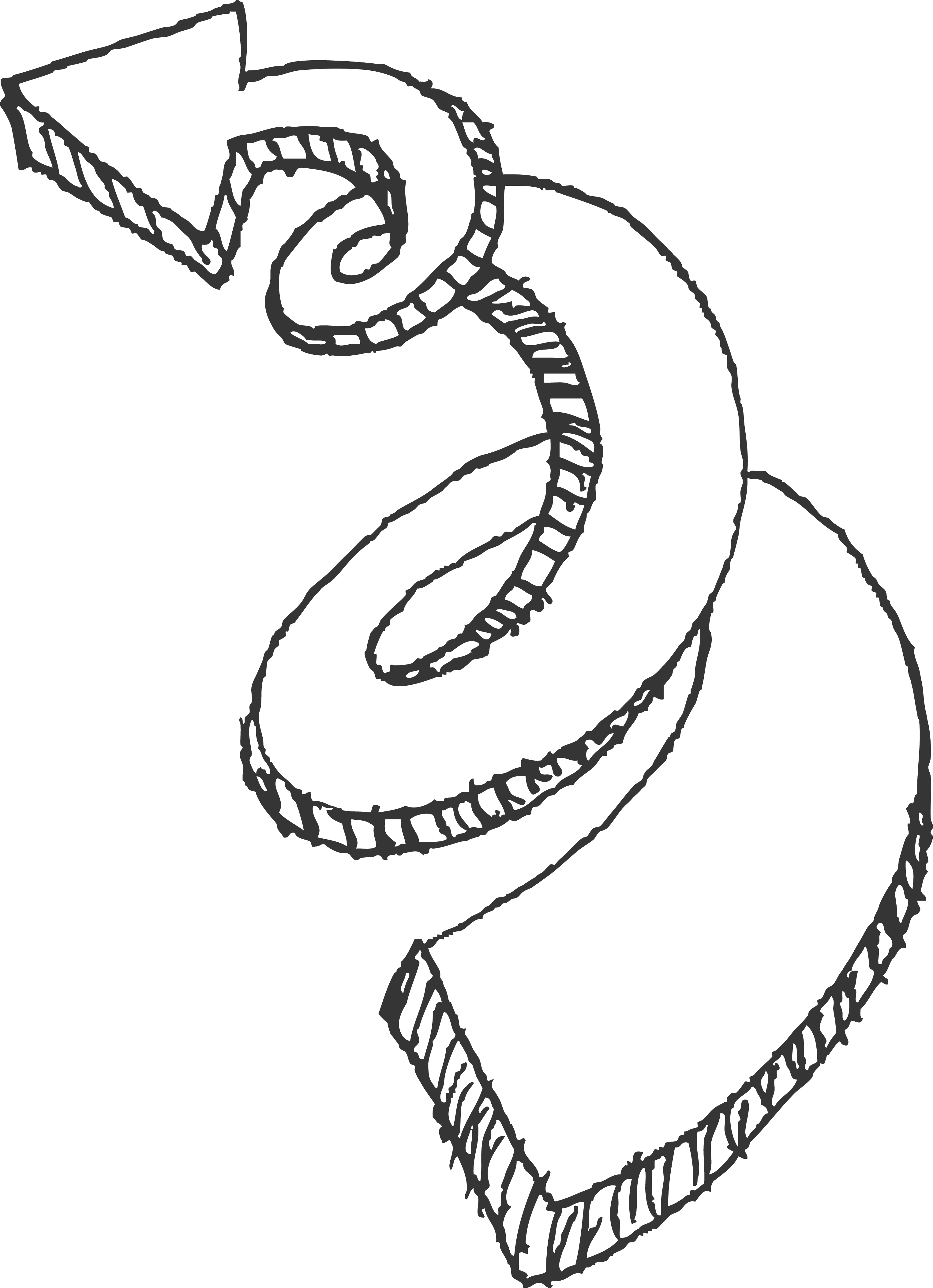 Transprent Free Download Line - Spiral Arrow Png (3048x4208), Png Download