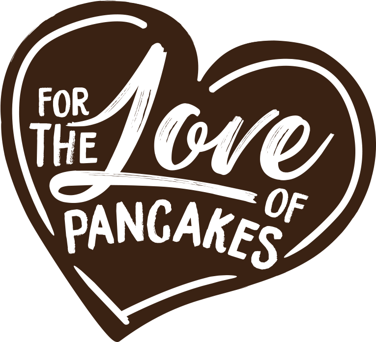 The Love Of Pancakes - Calligraphy (800x715), Png Download