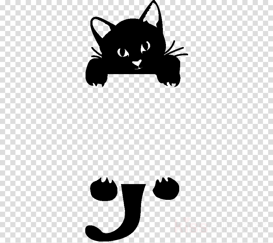 Cat Deco Silhouette Cat Clipart Cat Wall Decal Silhouette - Korea Home Deco 7pcs Huge Wall Light Switch Free 1pcs (900x800), Png Download
