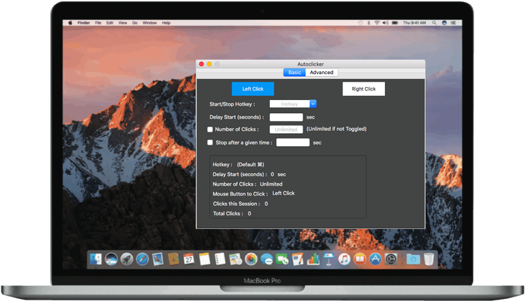 Auto Clicker For Mac Os - Apple Macbook Pro Silver (13.3", Retina, Intel Core (773x505), Png Download