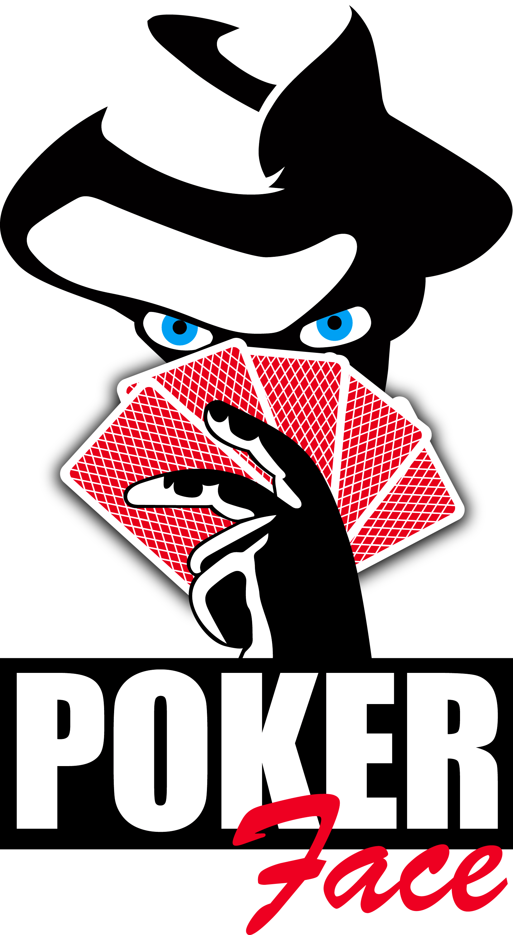 Pokerfacevegas - Poker Face Logo (1646x3000), Png Download