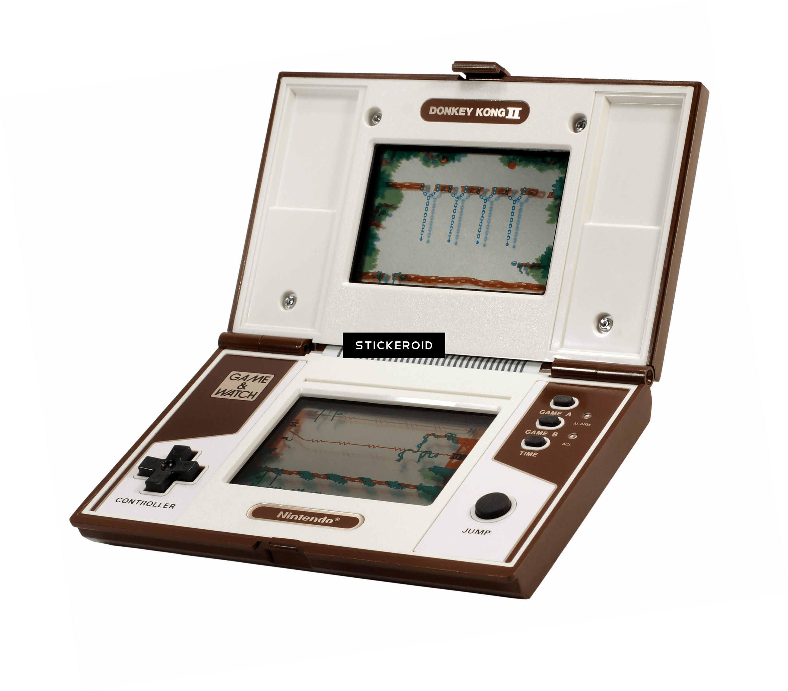 Vintage Nintendo Gameboy - Black And White Game Consoles: History (2766x2427), Png Download