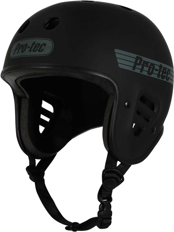 Black Full Cut Skate Helmet - Protec Full Cut Helmet Matte Black (1000x1000), Png Download
