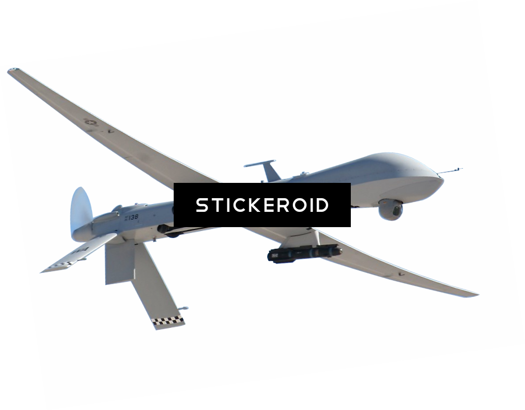 Drone Electronics - General Atomics Mq-1 Predator (1067x834), Png Download